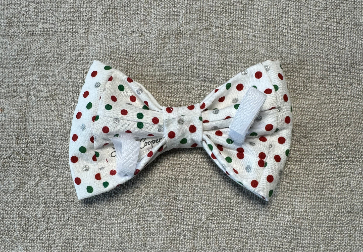 Holiday Polka Dot Bow Tie