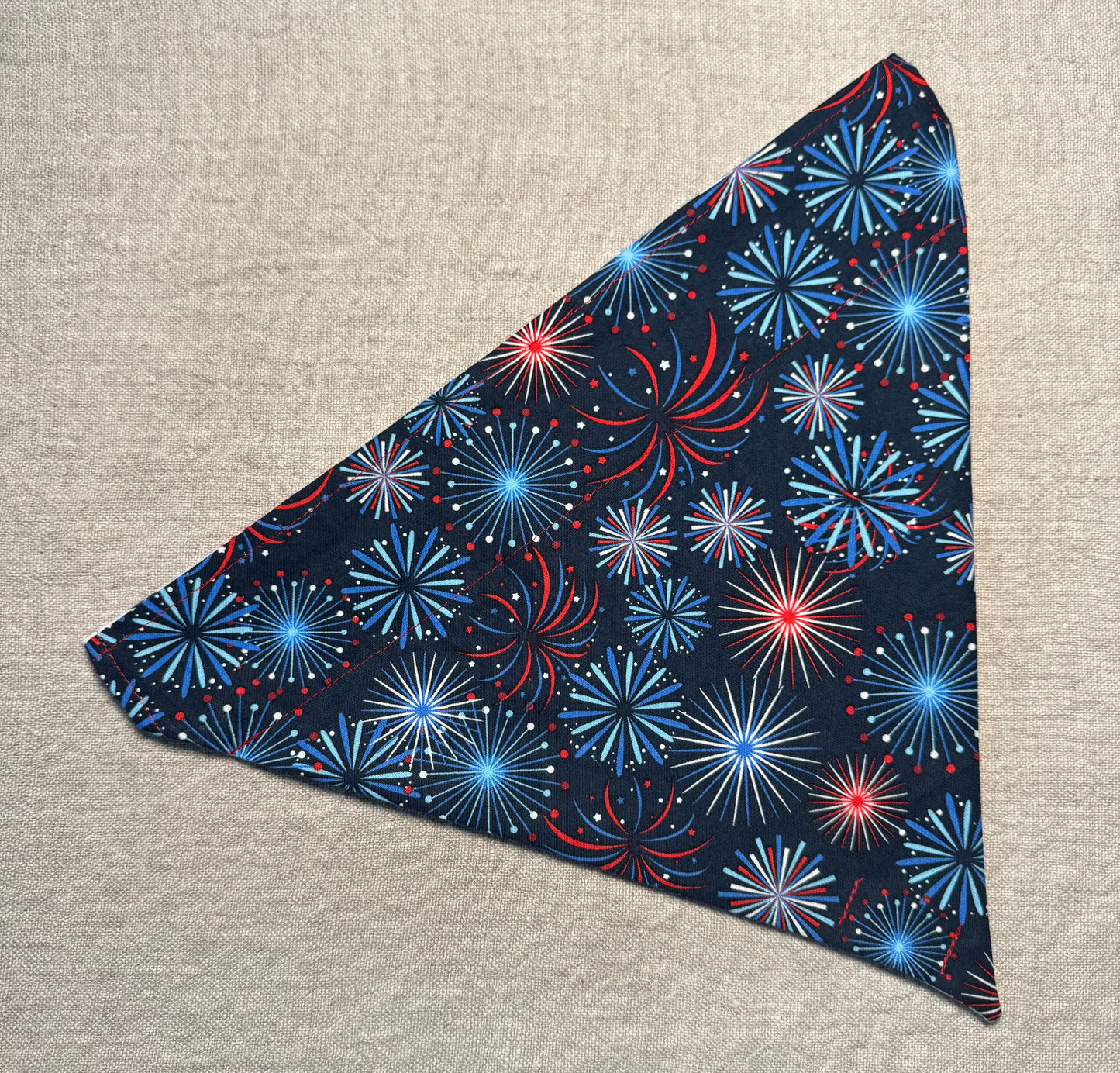 Patriotic Paw Prints & Fireworks