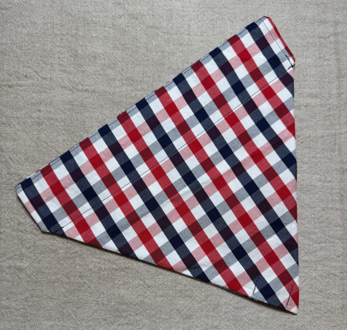 Blue, White & Red Plaid