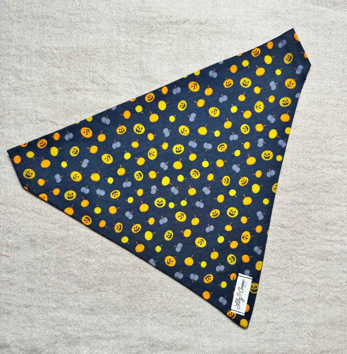 Navy Blue Pumpkins and Bats