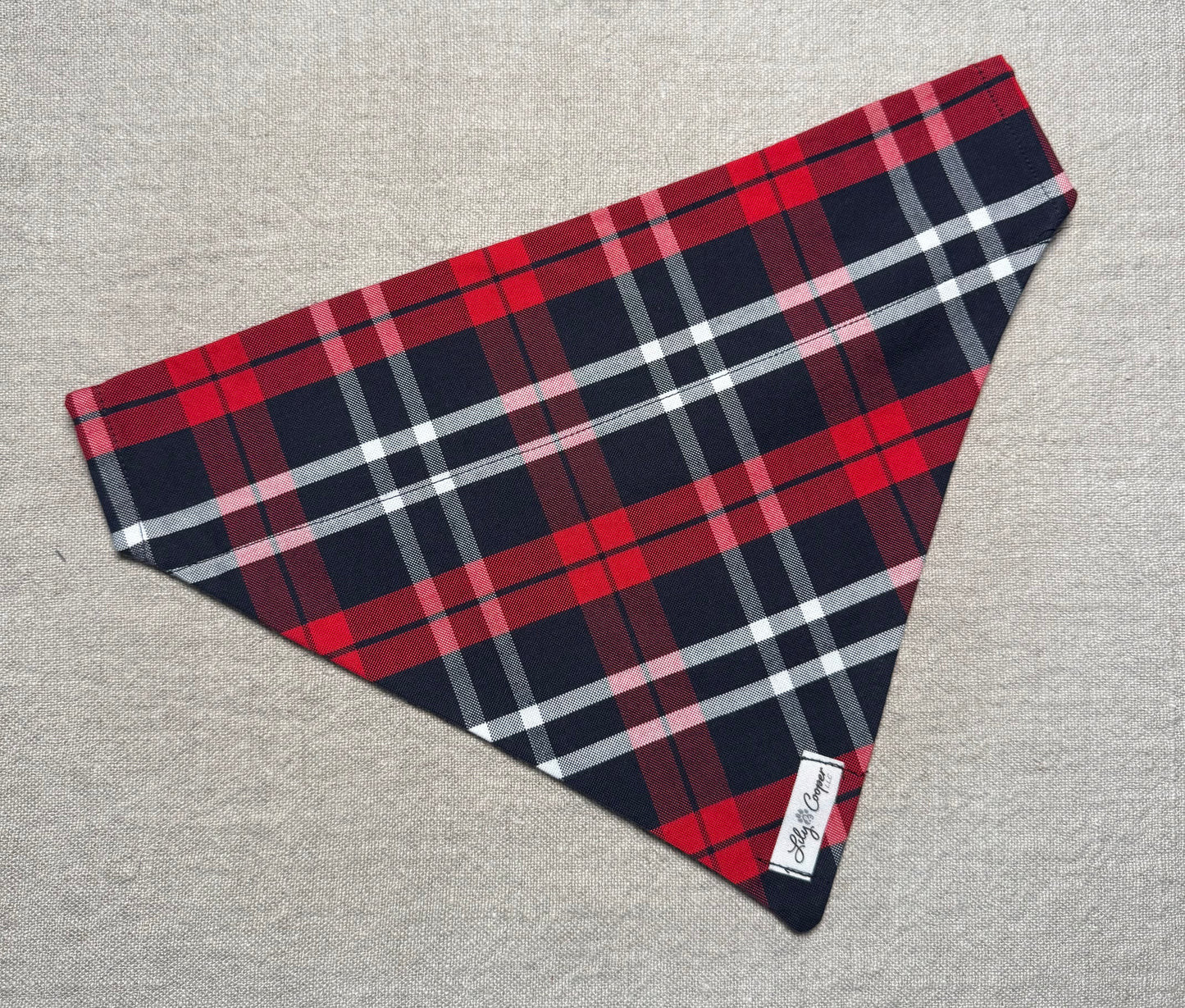 Red and Navy Plaid