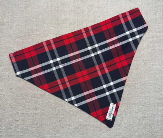 Red and Navy Plaid