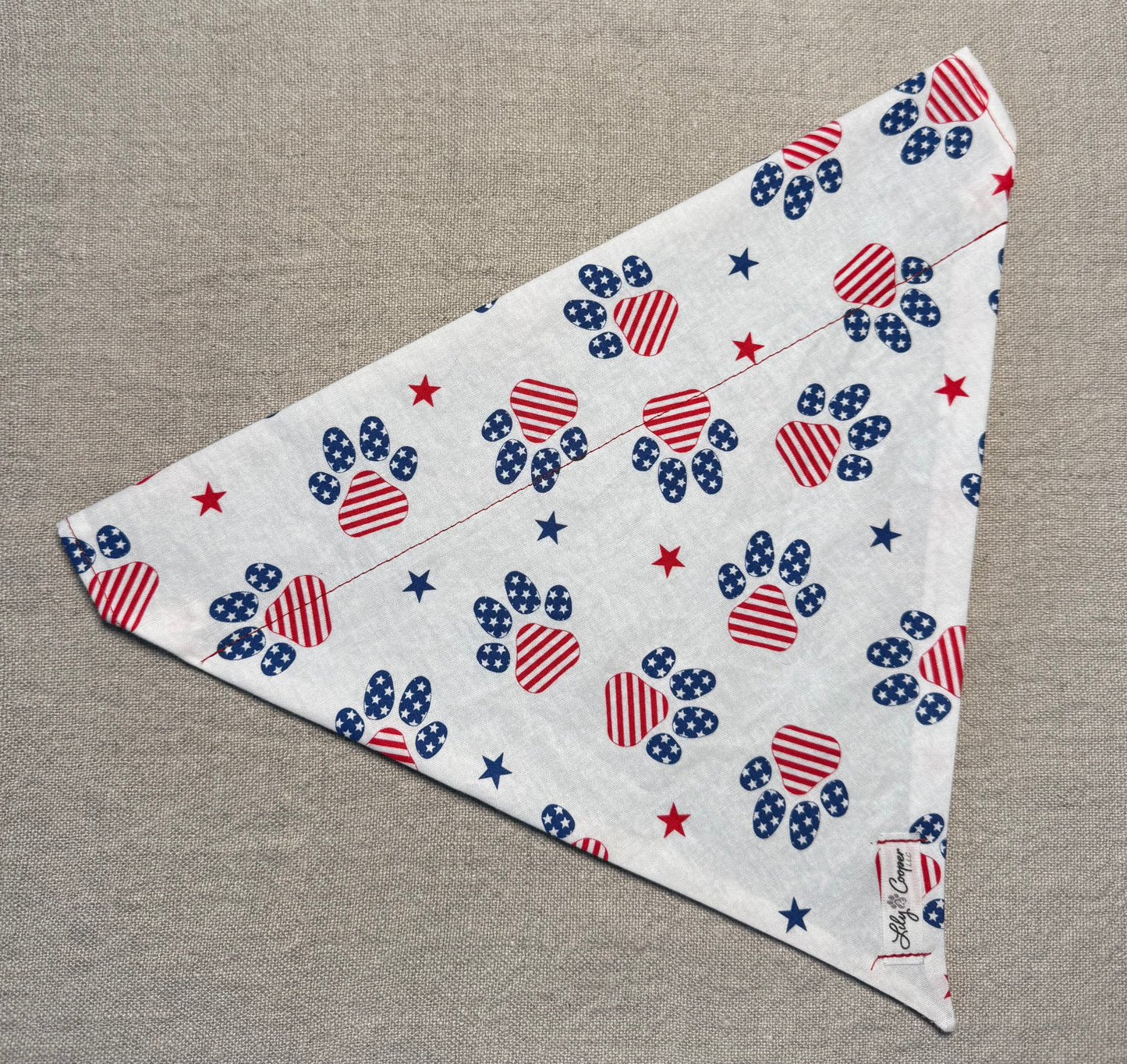 Patriotic Paw Prints & Fireworks