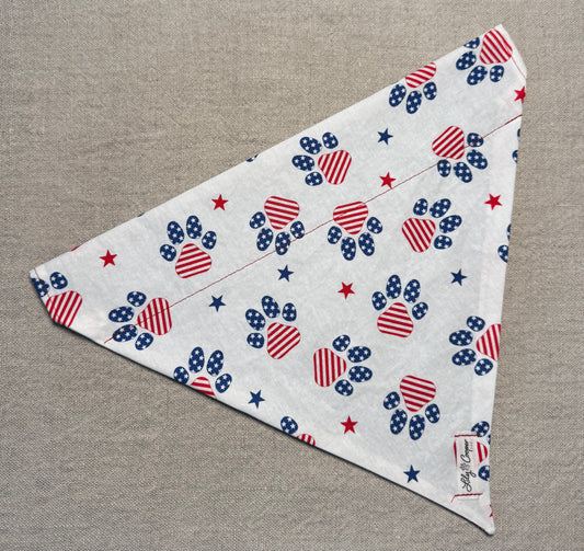 Patriotic Paw Prints & Fireworks