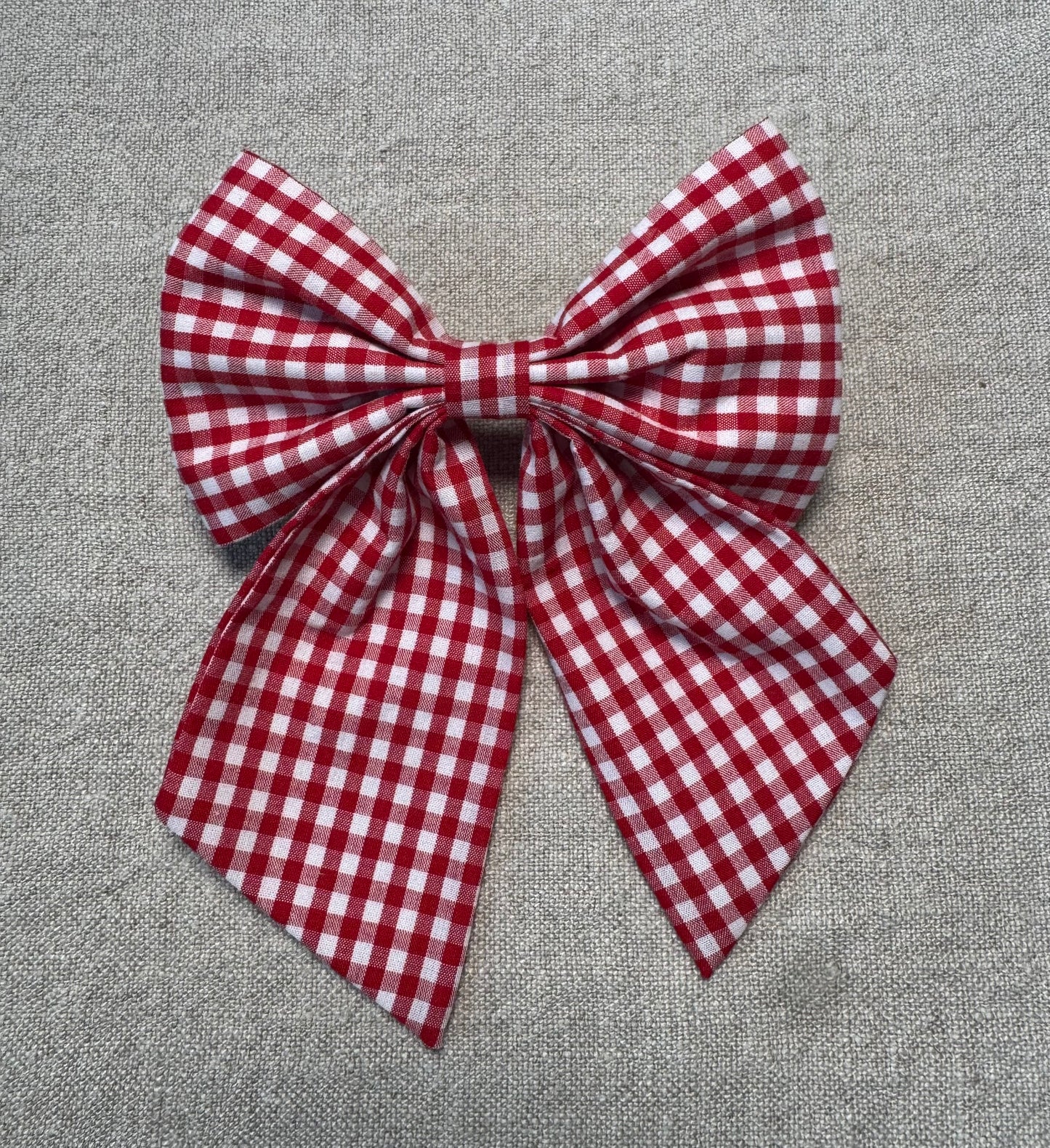 Red Gingham Bow