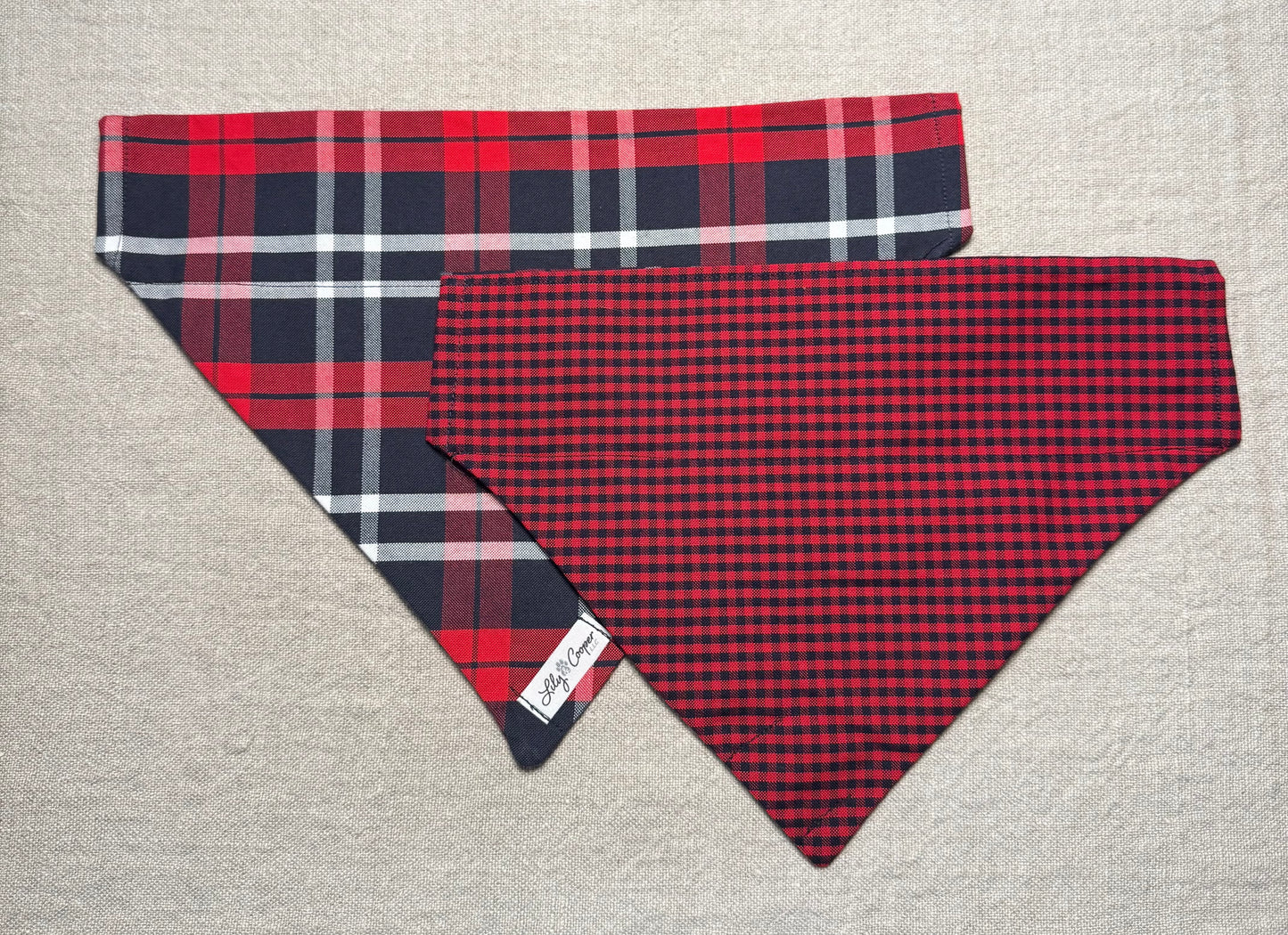Red and Navy Plaid